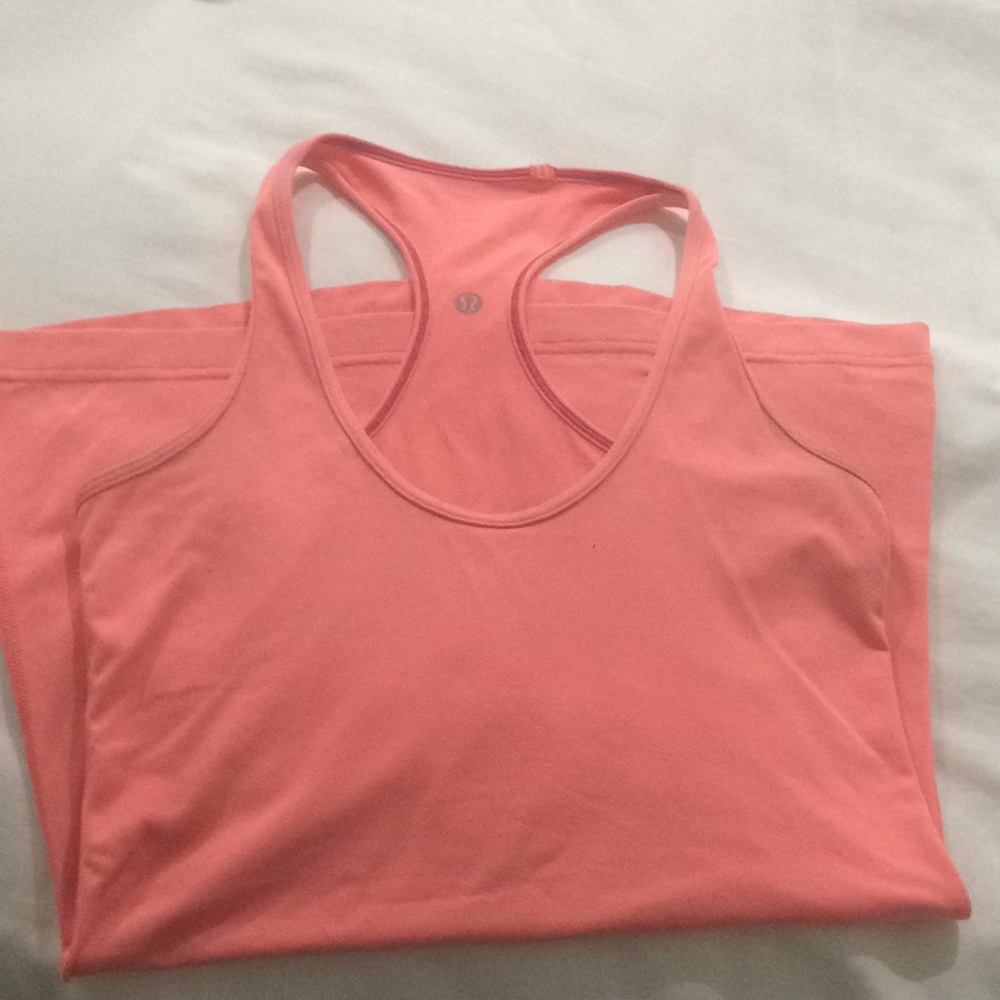 Lululemon Racerback Tank Orange